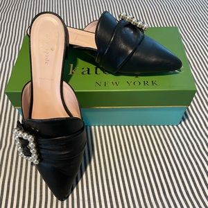 Kate Spade- Broadway Mule black, size 9.5M